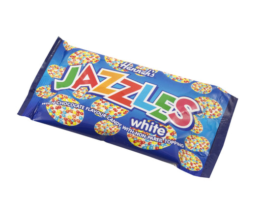 Hannah's White Chocolate Jazzles 40g