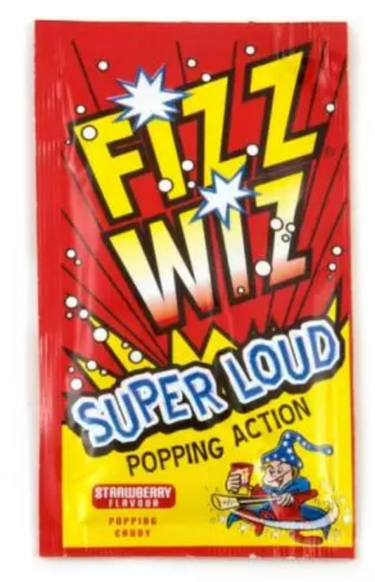 Fizz Wiz Strawberry Flavoured Popping Candy (V)