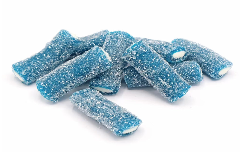 Fizzy Blue Raspberry Bites – Ellen’s Sweets