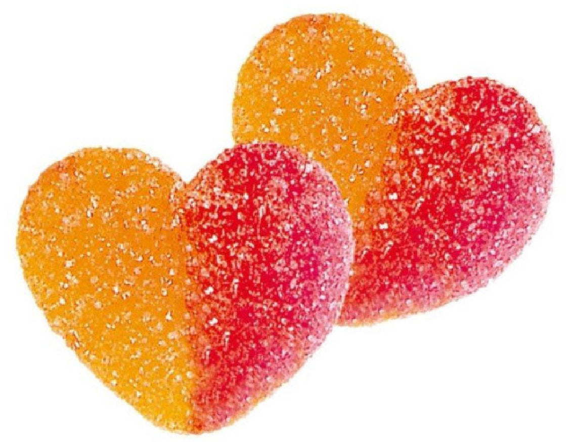 Peach Hearts