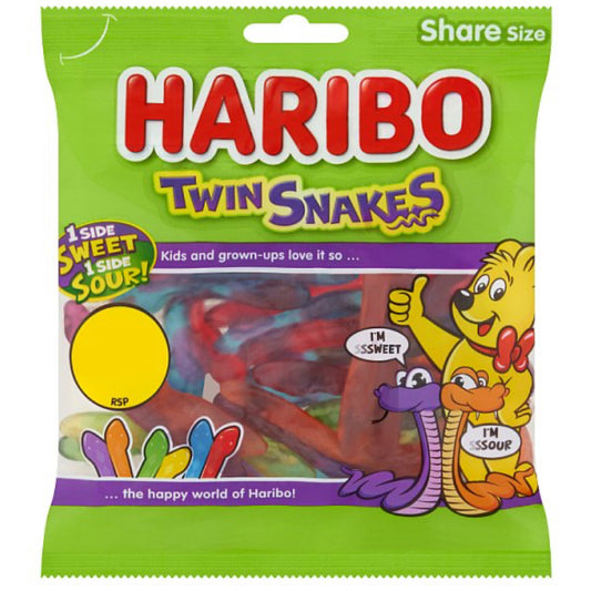 Haribo Twin Snakes 140g