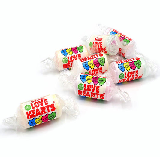 Love Hearts Mini Rolls (V) (VE)