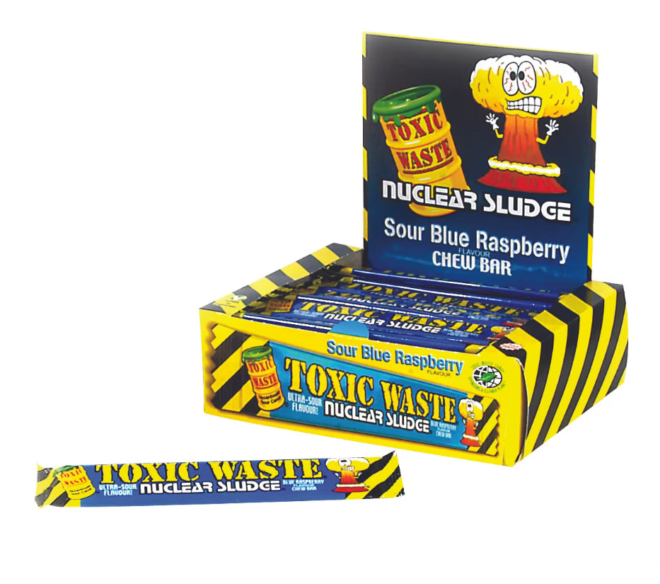 Toxic Waste Blue Raspberry Chew Bars 20g (VE,H)